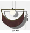 Axyaa Tassel Glass Pendant Chandelier Wall Sconce Floor Lamp