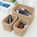 Axyaa Grass Woven Storage Baskets: Organize, Decorate, Picnic, Fruit, Office Storage Box