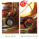 Axyaa Retro Rechargeable Lantern with Remote Control - Bronze LED Table Lamp