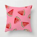 Axyaa Cartoon Watermelon Banana Print Seat Cushion Cover