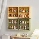 Axyaa Acrylic Blind Box Figures Display Case Stand Dust Proof Toy Storage Box