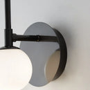 Axyaa White Glass LED Chandelier for Modern Minimalist Indoor Lighting