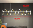 Axyaa LED Chandeliers Indoor Ceiling Lamp Modern Living Room Hanging Lights