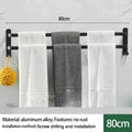 Axyaa Wall-mounted Triple-layer Towel Holder for Bathroom Storage