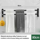 Axyaa Wall-mounted Triple-layer Towel Holder for Bathroom Storage