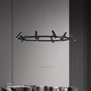 Axyaa Modern LED Pendant Chandeliers for Home, Living Room & Dining Room Lighting