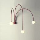 Axyaa LED Wall Light Iron Glass Wall Lamp - Home Decor Lustre