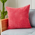 Axyaa Corduroy Pillow Cover 45*45 for Soft Sofa Decor - Nordic Home Decor