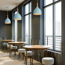 Axyaa Wooden Pendant Light: Modern Industrial Nordic Kitchen Dining Room Living Room Decor
