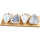 Axyaa Modern Living Room Fruit Plate Snack Set for Dried Fruit, Melon Seeds, and Dim Sum