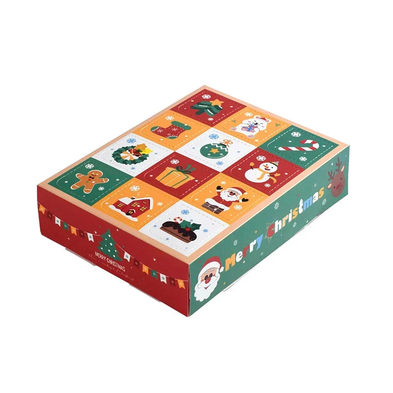 Axyaa 12 Grids Calendar Surprise Gift Box Kids Xmas Candy Party Decor