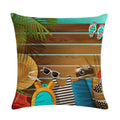 Axyaa Printed Linen Pillowcase 45*45cm for Sofa Chair Decoration
