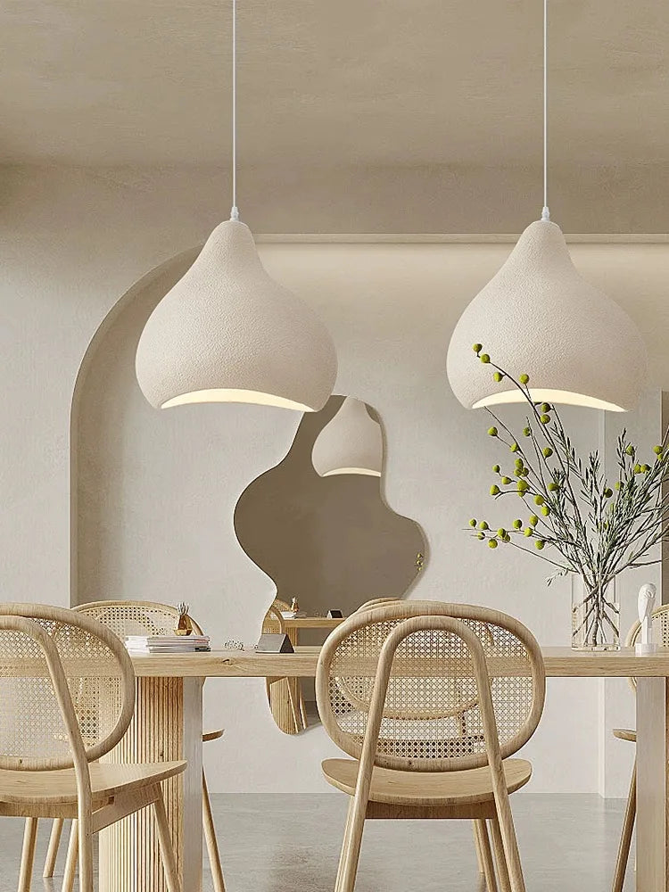Axyaa Wabi Sabi Irregular E27 LED Pendant Light Bar Minimalism Dining Room Lamp