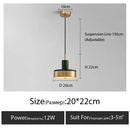 Axyaa Marble Pendant Light Nordic Bedroom Chandelier