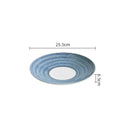 Axyaa Ceramic Shallow Plate: High Beauty Specialty Tableware