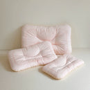 Axyaa Cotton-Bean Velvet Low Pillows for Parent & Child, Various Sizes