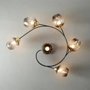 Axyaa Modern Glass Ceiling Light for Living Room - Minimalist Home Lighting