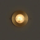 Axyaa Copper Stone Wall Sconce LED Lamp - Luxury Marble, Spanish Design