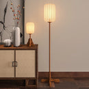 Axyaa Wabi-Sabi Style E27 Cloth Wood Floor Lamp