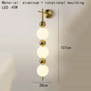 Axyaa Nordic Circle Wall Lamp for Minimalist Bedroom and Living Room