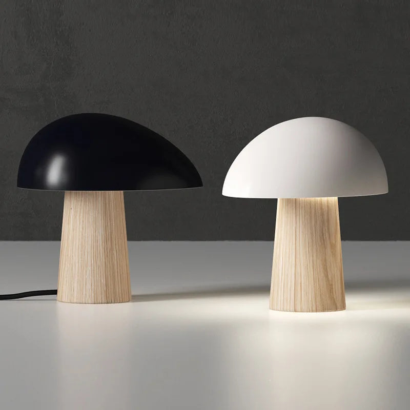 Axyaa Mushroom Table Lamp LED Light for Bedroom, Living Room, Study Room, Hotel