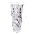 Axyaa Crystal Glass Hydroponic Vase for Art Flower Arrangement and Decor