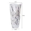 Axyaa Crystal Glass Hydroponic Vase for Art Flower Arrangement and Decor