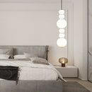 Axyaa String Glass Ball Gourd Chandelier - Nordic Modern Creative Bedroom Restaurant Lighting