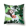 Axyaa Green Leaf Pillowcases for Sofa, Car & Living Room Decor