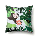 Axyaa Green Leaf Pillowcases for Sofa, Car & Living Room Decor