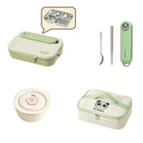 Axyaa Stainless Steel Bento Lunch Box Set - Large Capacity with Tableware