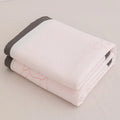 Axyaa Three-Layer Knitted Summer Quilt Blanket, Multi-Functional & Washable
