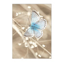 Axyaa Chrysanthemum Butterfly Canvas Print - Nordic Beach Wall Art Poster