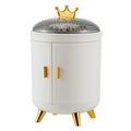 Axyaa Makeup & Jewelry Organizer: Rotating Storage Box for Luxury Cosmetics & Rings