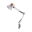 Axyaa Foldable LED Desk Lamp with Clamp, Telescopic Swing Arm for Reading and Study