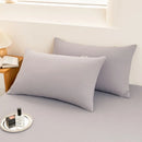 Axyaa Solid Color Washed Cotton Pillowcase Set • Single • 48x74cm