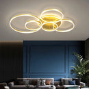 Axyaa Nordic Round Ceiling Light - Modern Light Luxury Design for Home and Restaurant