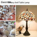 Axyaa Stained Glass Tiffany Table Lamp décor for Bedroom, Bedside, Desk Lighting