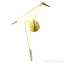 Axyaa Little Bird LED Wall Lamp: Modern Nordic Wall Sconce for Bedroom & Living Room