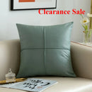 Axyaa Light Simulation Leather Thickened Throw Pillow