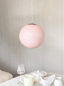 Axyaa Nordic Glass Ball Pendant Light for Bedroom and Living Room