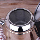 Axyaa Stainless Steel Teapot Pot 1.2L-2L for Hot Water, Coffee, Induction, Home, Camping