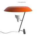 Axyaa Nordic Desk Lamp with Creative Orange Lampshade for Living Study Room