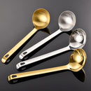 Axyaa Stainless Steel Ramen Soup Ladle Long Handle Cutlery Kitchen Utensil