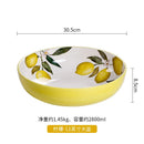 Axyaa Ceramic Thai Style Fruit Plate