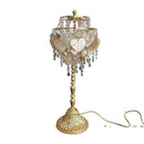 Axyaa Crystal Shell LED Table Light for Home & Office Décor