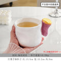 Axyaa Ceramic Fruit Plant Handle Mug - Cute Home Drinking Cup