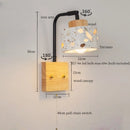 Axyaa Mid Century Modern LED Wall Lights Living Room Bedroom Lamp