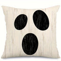 Halloween Expressions Pillow Cover for Party Decoration by Axyaa
