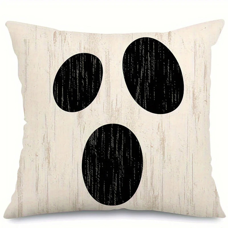 Halloween Expressions Pillow Cover for Party Decoration by Axyaa